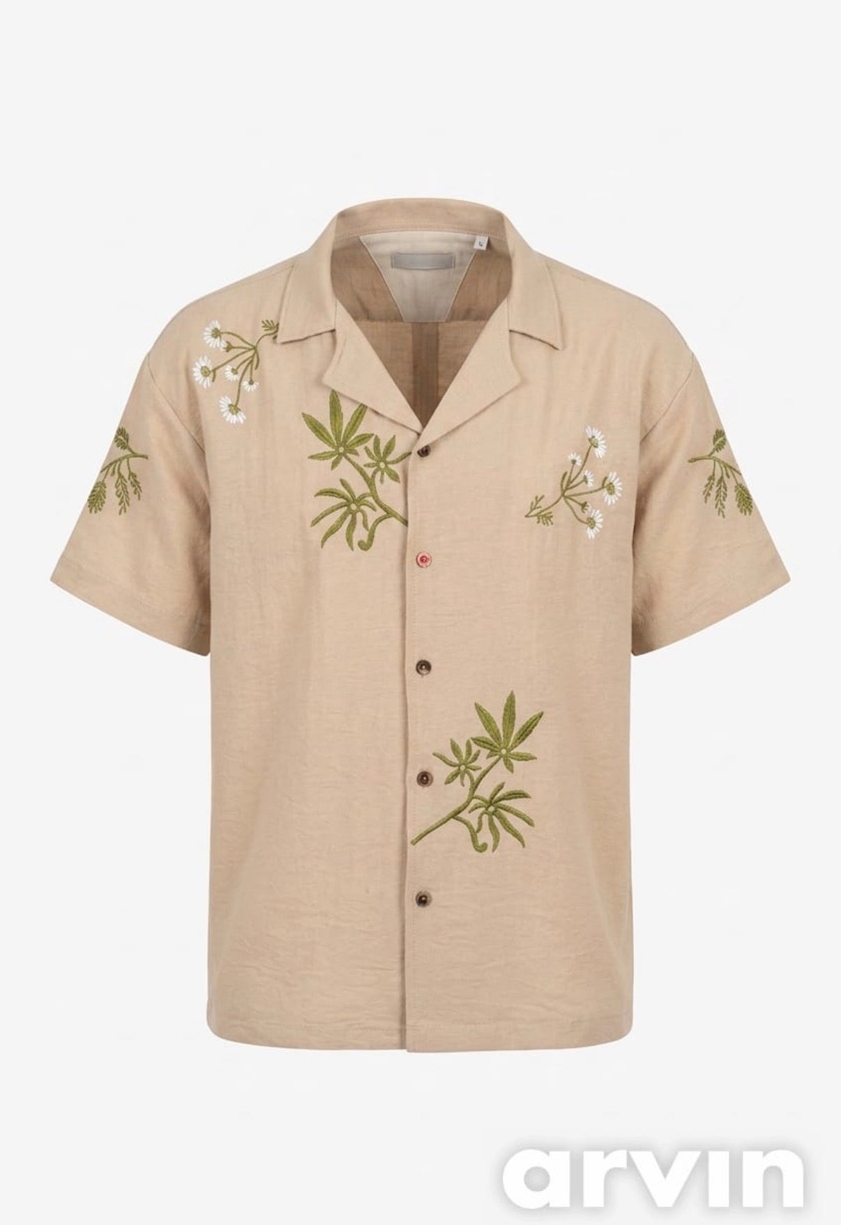 Botanical Garden Shirt — Beige