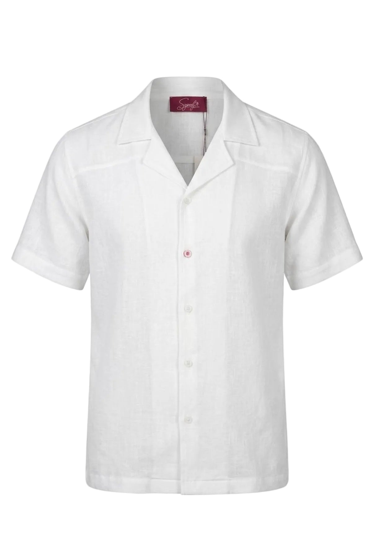 Linen Camp Shirt — White