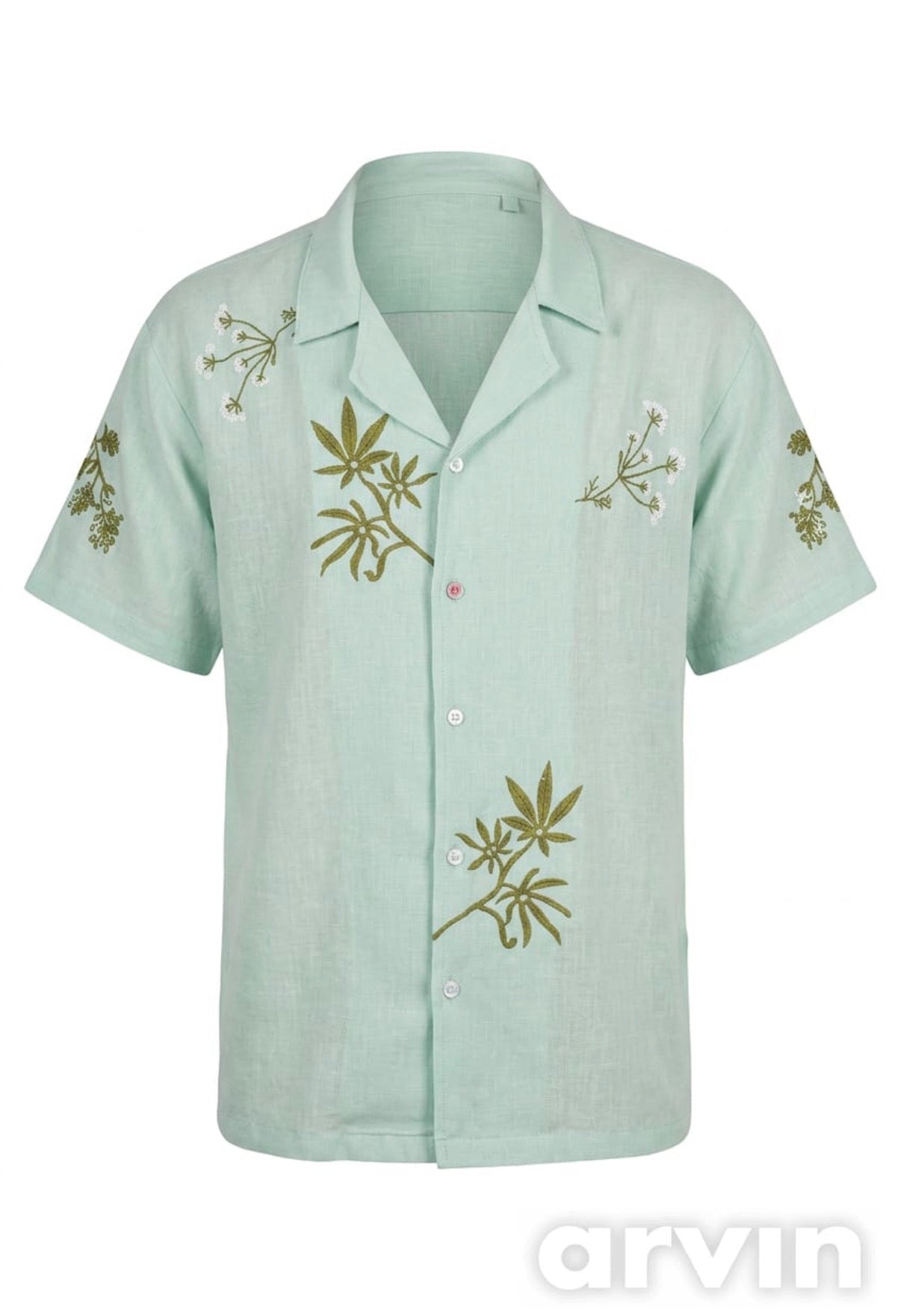 Botanical Garden Shirt — Mint