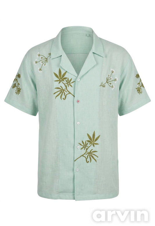 Botanical Garden Shirt — Mint