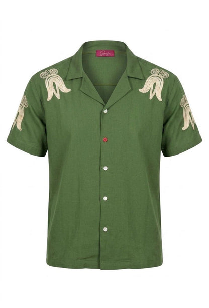 Pharaoh's Wings Shirt — Olive
