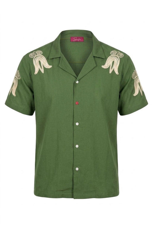 Pharaoh's Wings Shirt — Olive