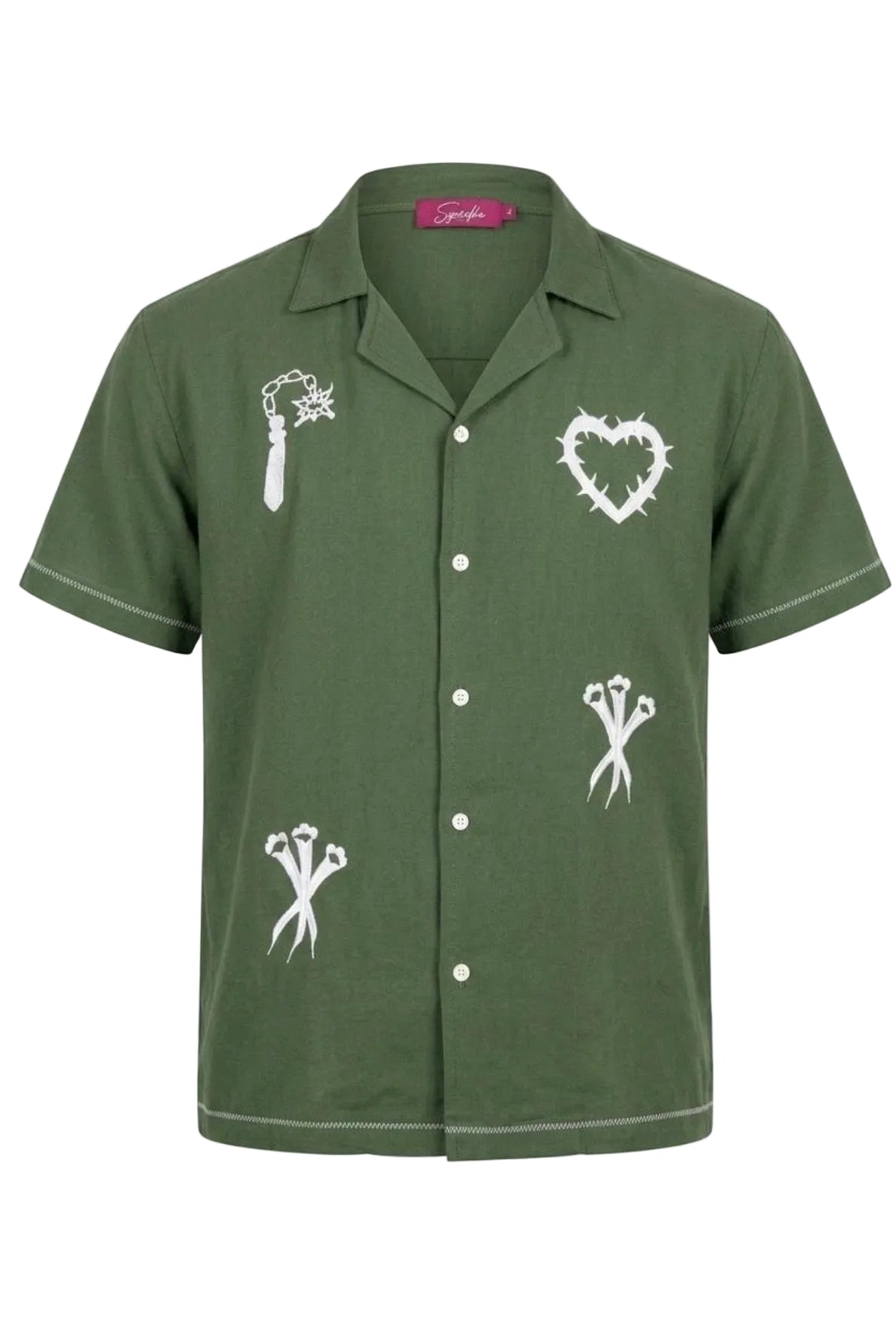 Dark Symbols Shirt — Olive