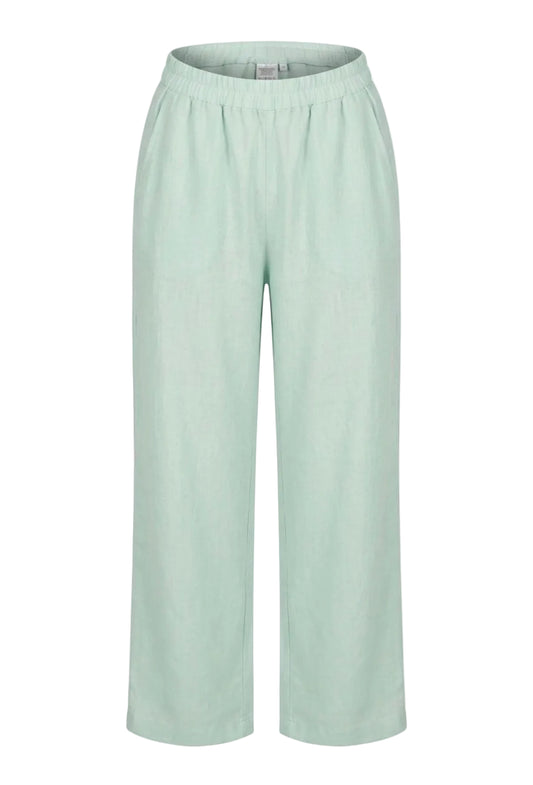 Linen Trousers — Mint